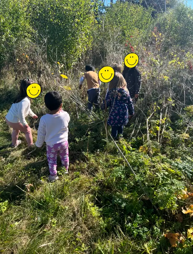 Promenade et découverte en nature — Garderie Tournesol